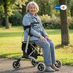 ROLLATOR AL. w 4 WHEELS