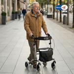 ROLLATOR AL. w 4 WHEELS